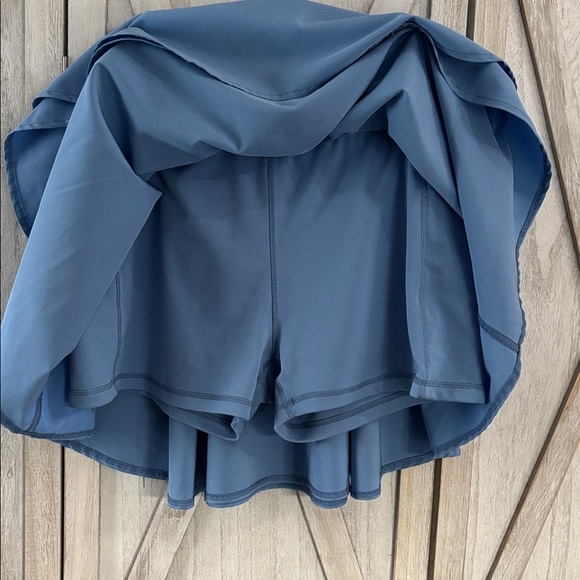 Blue Layered Athletic Skort - Picture 3 of 9